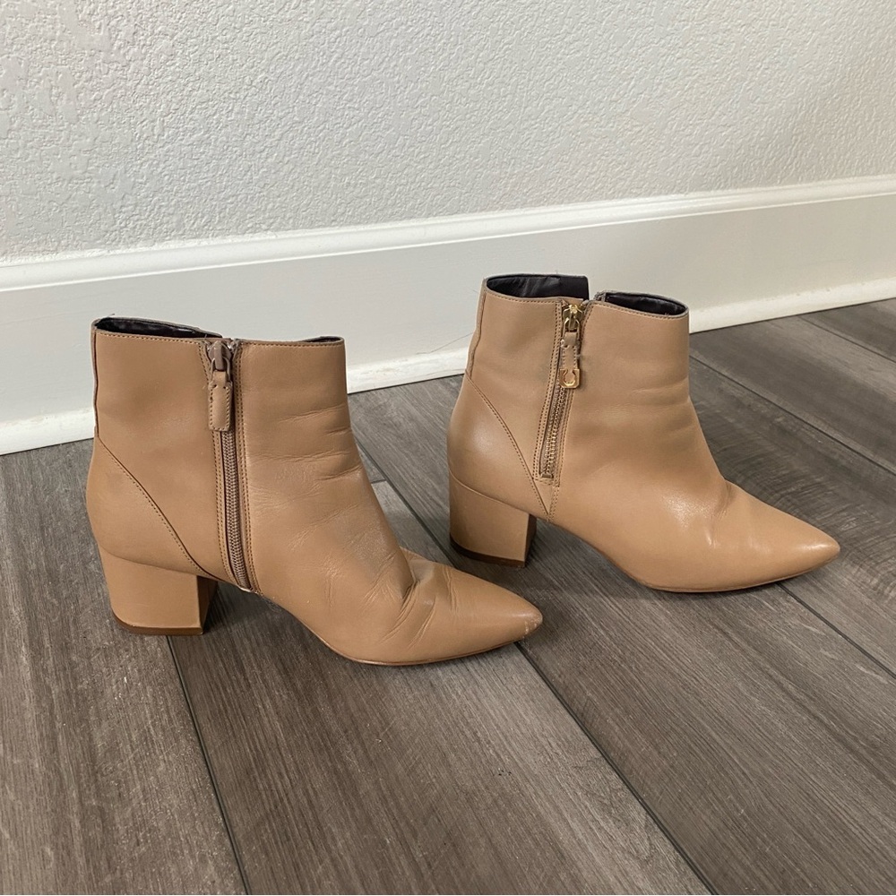 Cole Haan Eva Tan Booties Size 7.5